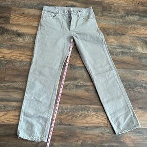 Levi's Light Gray Denim Jeans